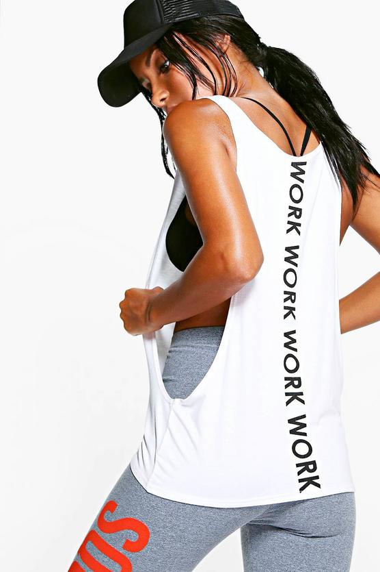 Maisy Work Slogan Running Vest